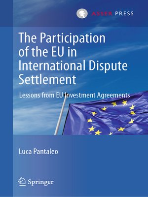 cover image of The Participation of the EU in International Dispute Settlement